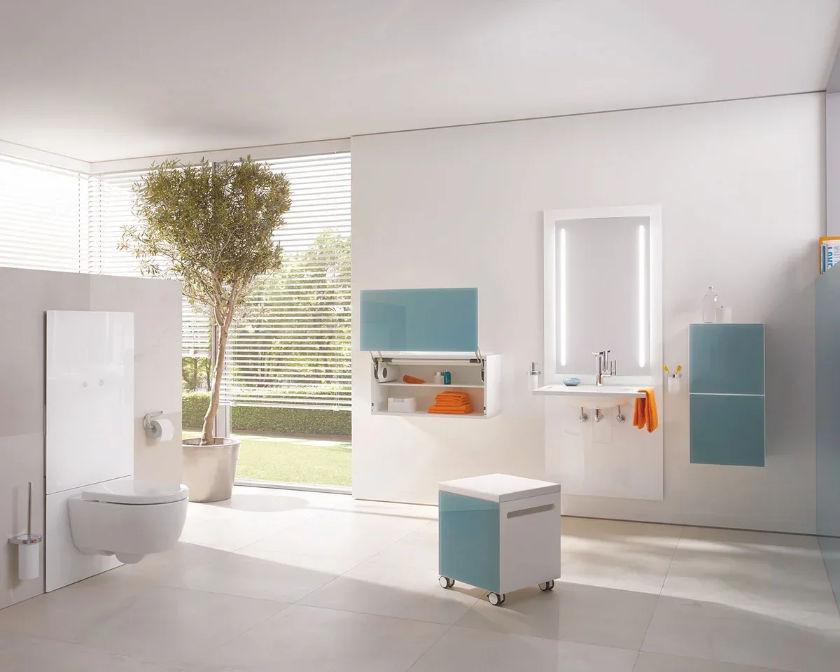 Eleganter Waschtischunterschrank mit Stauraum und modernem Design.